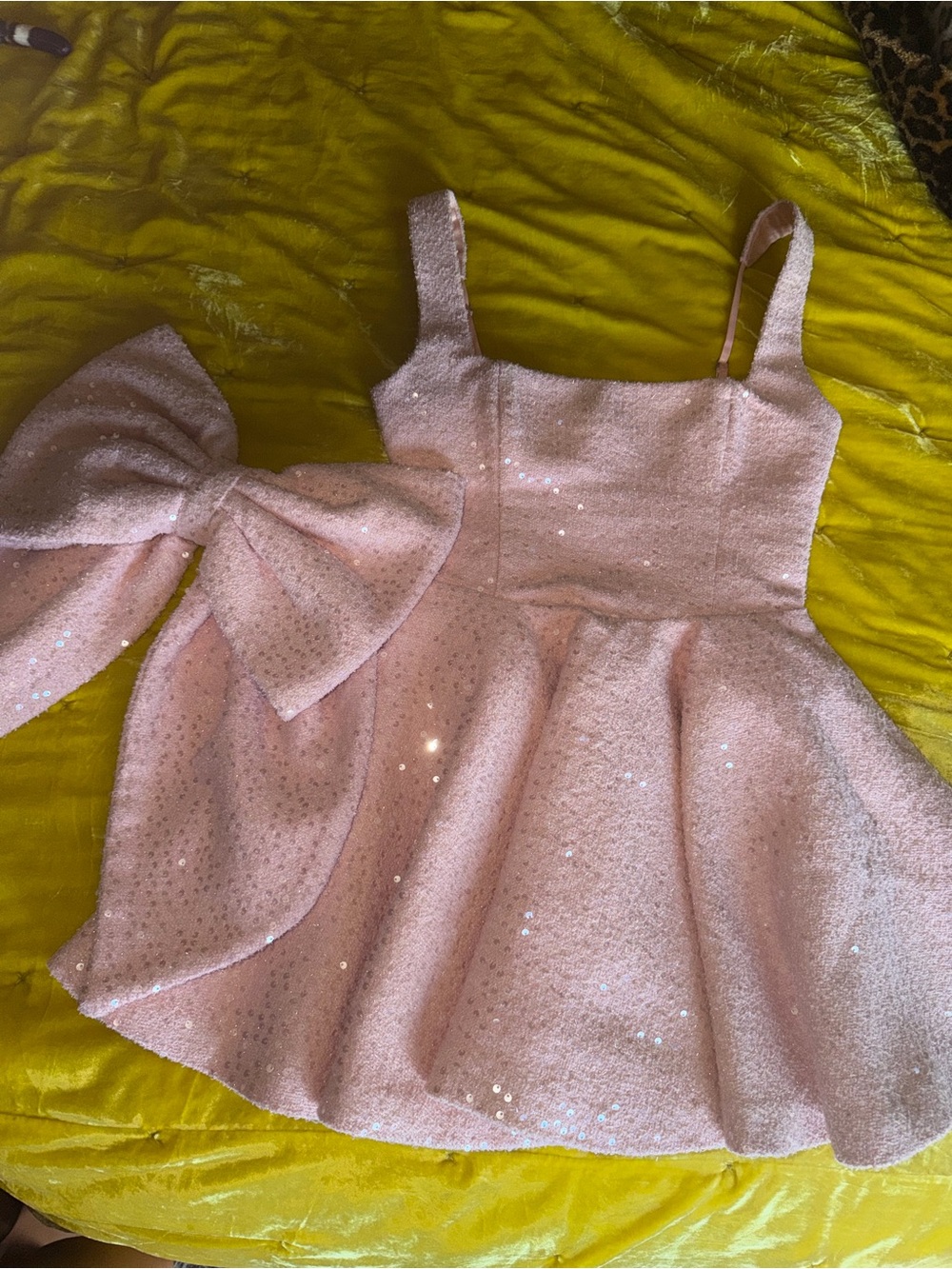 Babyboo Dorothy mini dress in blush/ light pink